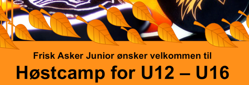 Høstcamp for U12 - U16